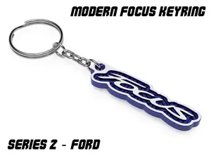 Modern Focus Keyring