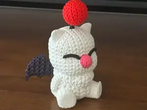 Knitted Moogle (Final Fantasy XIV)