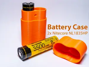 Battery Case - 2x NITECORE NL1835HP