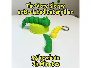 The Very sleepy articulated Caterpillar 