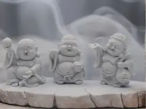 Three Laughing Buddhas – Joy, Prosperity & Luck