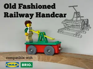 Railroad Train Handcar BRIO / IKEA