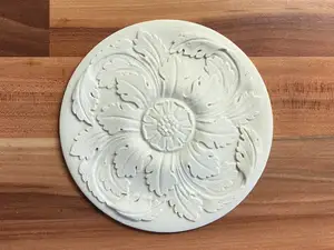 Ornament rosette plaster decoration