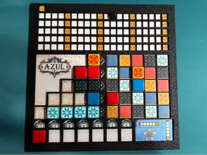 Template for player board game "Azul"