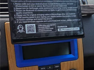 Volvo V50/C30/S40 Carplay/Android Auto Faceplate