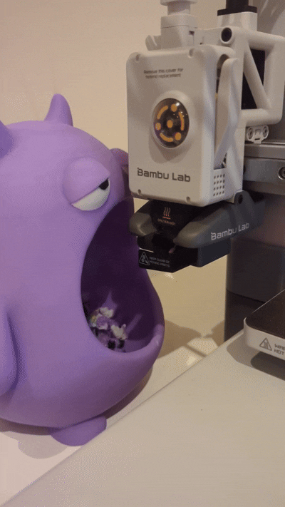 Blobbit the grumpy waste eater (AMS Ready)