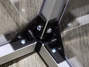 Angolare per profilo 20x20 per applicazione lexan