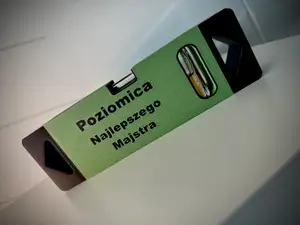poziomica majstra / Spirit level Polish vodka