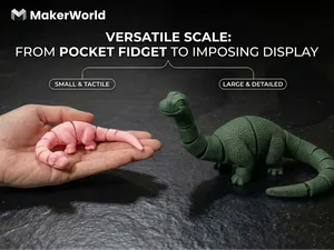 Flexi Bronto - Articulated Dinosaur Toy