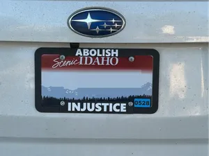 Customizable License Plate Frame