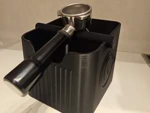 Barista Knock Box with Knocker Bar