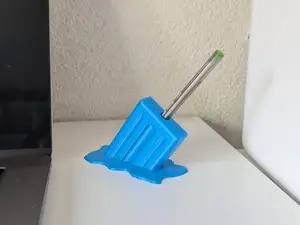 Melted Popsicle Pen Holder