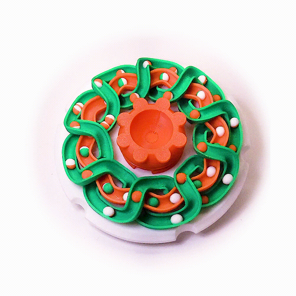 Marble Track Zoetrope Spinner (READ DESCRIPTION)