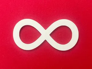 Unedlichkeits Symbol Tischdeko