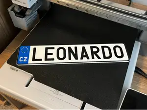 Registration plate 1:2