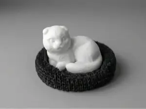 Cat on a bed(multi-part) - Scottish fold