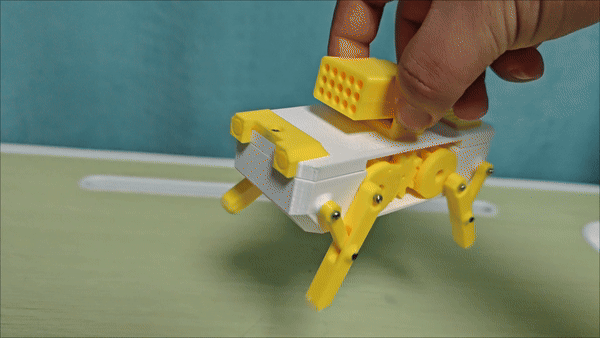 Mini walking robot dog