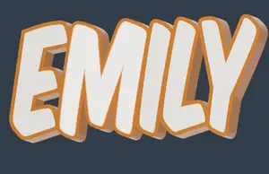 LED Namenslampe "Emily"