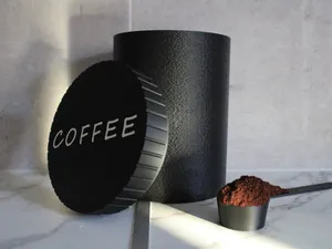 Coffee canister fits 450-500g coffee bag