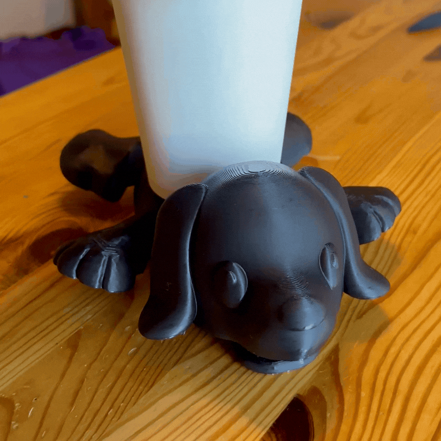 Cute Puppy Cup Holder-Easy Print