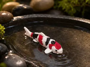 Micro Koi Decorative Figurines
