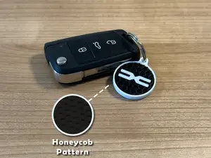 Schlüsselanhänger Dacia Auto rund
