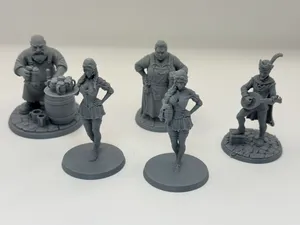 1/32 Medieval Tavern NPC & Prop Mega Pack