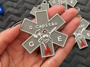 Chaveiro de bombeiros da mina
