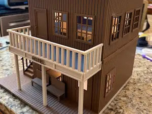 HOTEL FOR G SCALE MODEL TRAINS (OLD WEST)