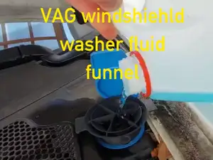VAG windshield washer fluid funnel "inring star"