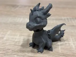 Cute articulated baby dragon