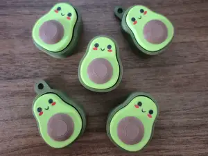 Cute avocado clicker fidget toy no support