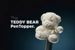 Teddy Bear Pen Topper / Cap