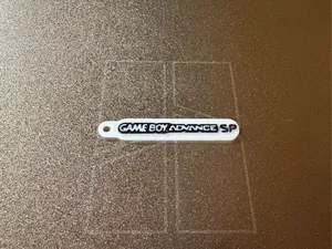 Game Boy advance SP keychain