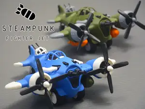 Steampunk Fighter Jet(No AMS)