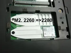 M2 2260 to 2280 adapter