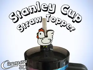 Chicken Stanley Cup Straw Topper