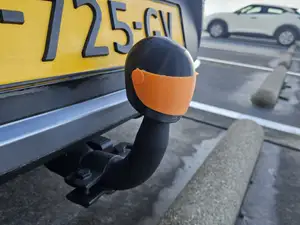 Motorcycle helmet cap (tow hook / trailer hitch)