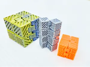 Reinforced Infinity Cube Fidget (print in place)
