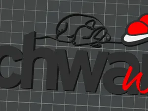 Schwarz-Wald Schriftzug