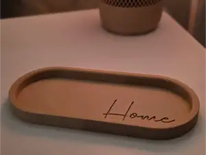 Deko Tablett HOME