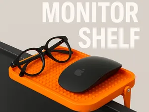 Smart Universal Monitor Shelf  Space Saving 