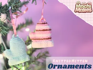 Knitted Mitten Ornament!