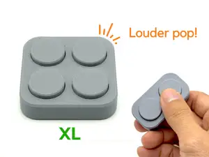 Bubble Popping Fidget Toy XL (Print in Place)
