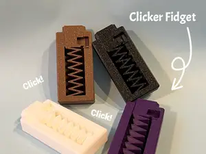 Clicker Fidget print in place