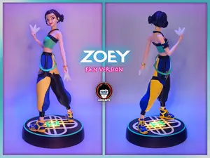 Thank you 17K!! Zoey Fanart (39 cm)