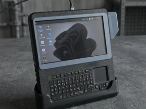 PiDeck V2 - 7 Inch Cyberdeck with Raspberry Pi 5