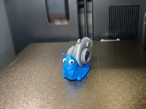 Turbo  Snail keychain multicolor