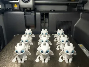 Light Fury keychain multicolor