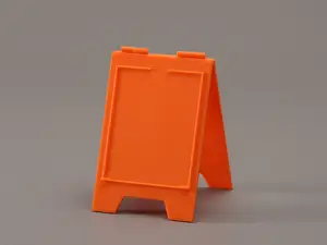 Attention Sign Holder_Make My Sign